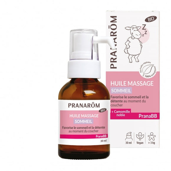 PRANAROM-Huile de massage SOMMEIL BIO (ECO) 30 ml