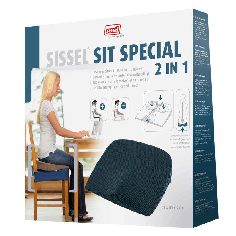 SISSEL-Coussin d'assise Coccyx SISSEL® SPECIAL SIT 2 in 1 – Pharmunix