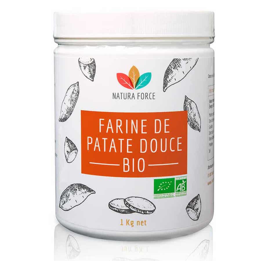 NATURA FORCE-farine de patate douce bio- 1kg – Pharmunix