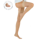 Bas auto-fixants de contention - Smartleg® transparent - Classe 2, pieds ouverts - Femme