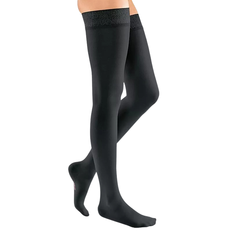 Bas auto-fixants de contention - Mediven® 10 Élégance Semi-transparent - Classe 1 - Femme