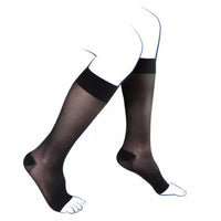 Chaussettes de contention - Venoflex Incognito Absolu Transparent - Classe 2, pieds ouverts - Femme