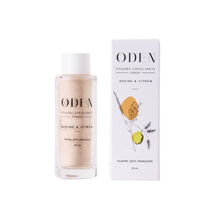 ODEN-La Poudre Exfoliante Avoine et Citron 35g