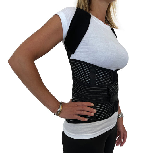Corset ceinture dorsale et lombaire redresse-dos