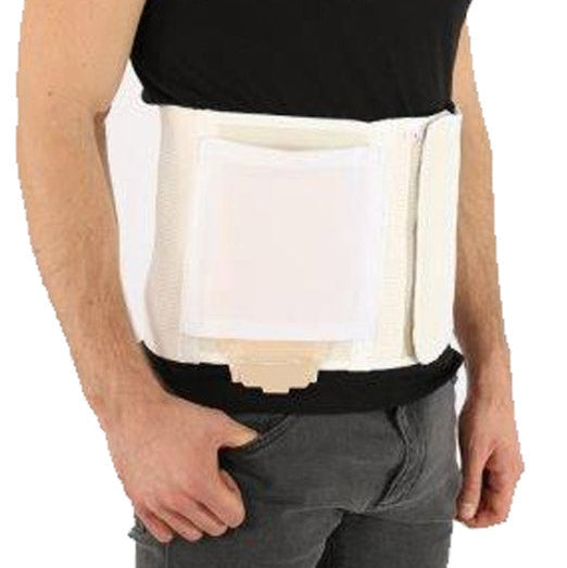 Ceinture lombaire abdominale élastique pour stomie
