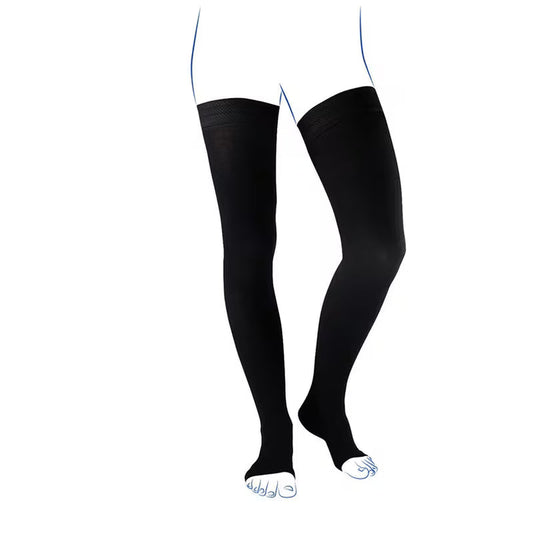 Bas de contention - Venoflex City Confort Fil d'Écosse - Classe 2, pieds ouverts - Homme