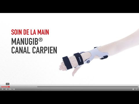 Orthèse de main Manugib® Canal carpien - Mise en place
