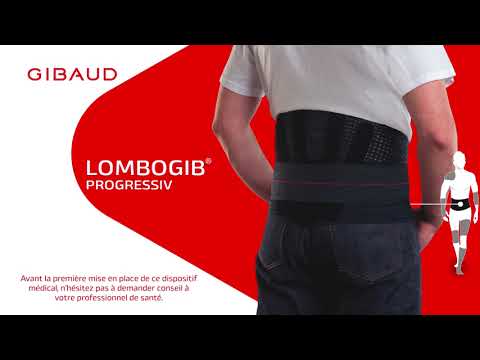 Ceinture Lombogib® Progressiv - Mise en place
