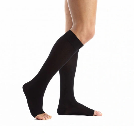 Chaussettes de contention - Venoflex Élégance - Classe 3, pieds ouverts - Homme