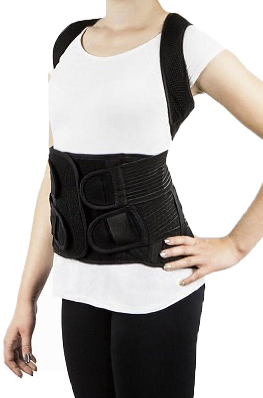 en promo/ orthèse corset ceinture dorsale et lombaire redresse dos correcteur de posture