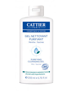En promo/CATTIER bio gel nettoyant purifiant - peaux grasses à imperfections - 200 ml
