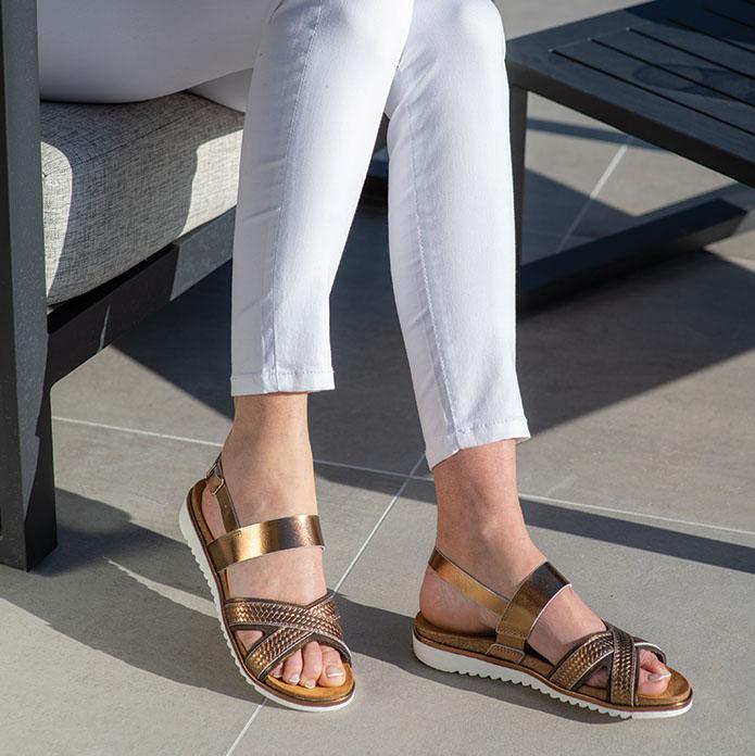 GIBAUD-Chaussures sandales Camelea Nu-pieds Hallux Valgus – Pharmunix