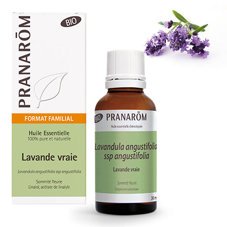 PRANAROM huile essentielle BIO lavande vraie - sommité fleurie 30 ml –  Pharmunix