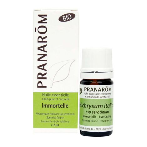 PRANAROM huile essentielle BIO immortelle -sommité fleurie  -5 ml