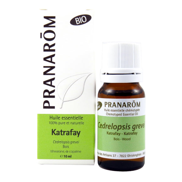 PRANAROM huile essentielle BIO katrafay  - bois-10 ml