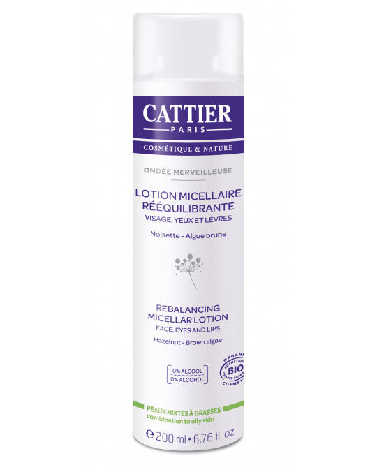 En promo/CATTIER bio lotion micellaire rééquilibrante - ondée merveilleuse - 200 ml