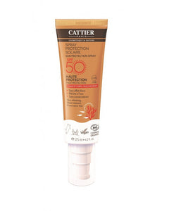 En promo/CATTIER bio spray protection solaire spf 50 – visage et corps - 125ml - nouveauté