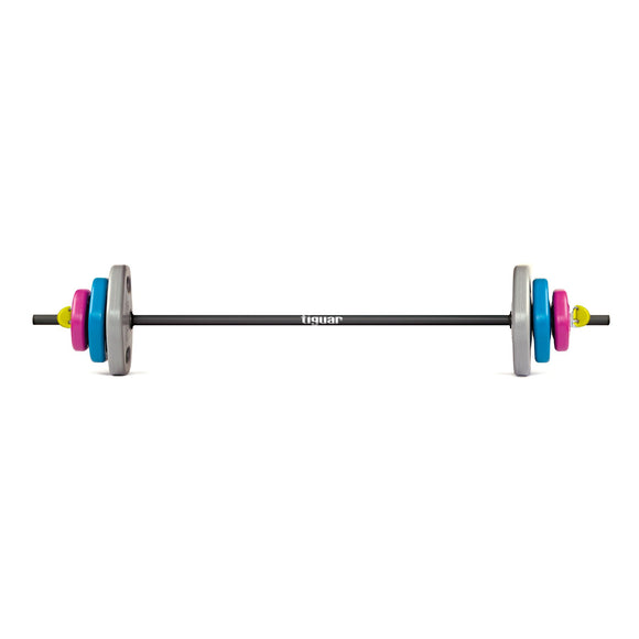 En promo/TIGUAR barre de musculation power gym, poids musculation 18kg
